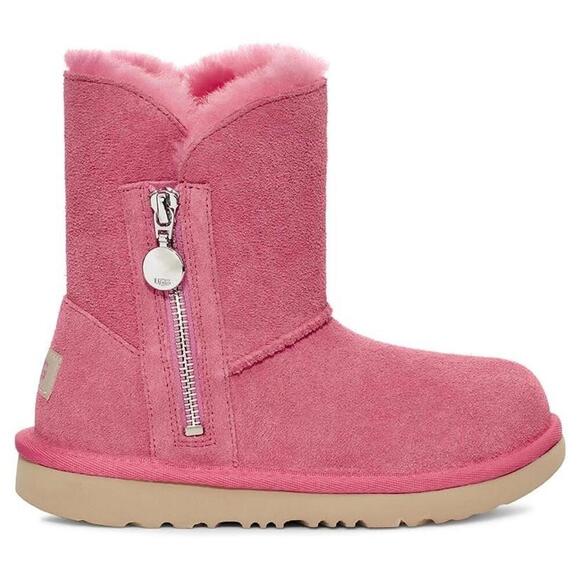 UGG Toddlers Bailey Zip Short Boots Pink Rose Size 7C - Picture 3 of 7